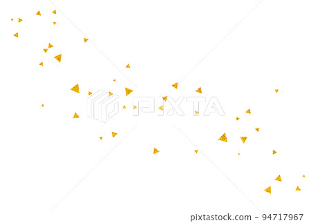 Illustration of a small triangle Golden glitter glitter Background decoration Illustration of a small triangle Golden glitter glitter Background decoration 94717967