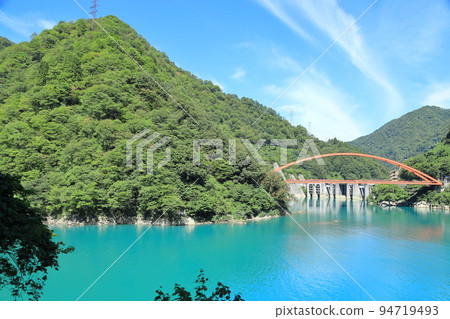 Kurobe Gorge Dam Lake Unazuki Lake Kurobe Gorge Dam Lake Unazuki Lake 94719493
