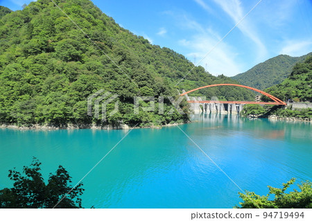 Kurobe Gorge Dam Lake Unazuki Lake Kurobe Gorge Dam Lake Unazuki Lake 94719494