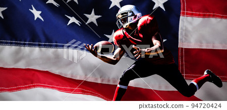 Composite image of american football player 94720424
