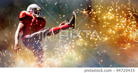 Composite image of american football player 94720433