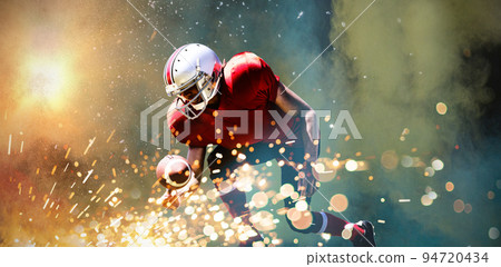 Composite image of american football player 94720434