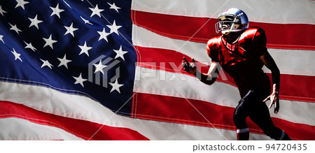 Composite image of american football player 94720435