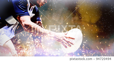 Composite image of american football player 94720494