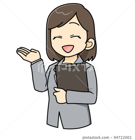 指導女西裝商務迷你人物插畫 指導女西裝商務迷你人物插畫 94722001