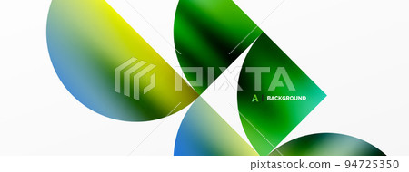 Circle geometric background. Metallic color shiny circles and round shapes. Vector Illustration For Wallpaper, Banner, Background, Card, Book Illustration, landing page Circle geometric background. Metallic color shiny circles and round shapes. Vector Illustration For Wallpaper, Banner, Background, Card, Book Illustration, landing page 94725350