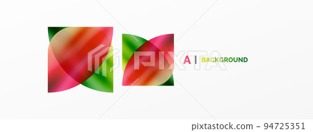 Transparent effects geometric abstract background. Minimalist wallpaper, banner, background or landing Transparent effects geometric abstract background. Minimalist wallpaper, banner, background or landing 94725351