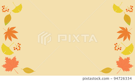 Autumn image background material Autumn plants Horizontal 16:9 94726334