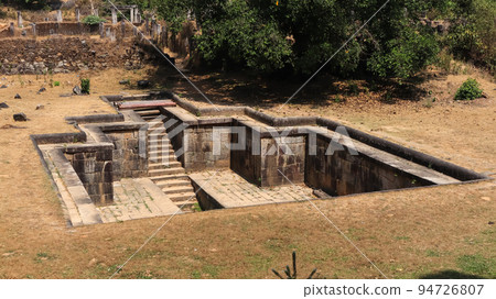 Old Water Bath at Kavaledurga Fort, Shimoga, Karnataka, India. 94726807