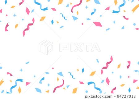 五顏六色的五彩紙屑矢量圖素材 94727018