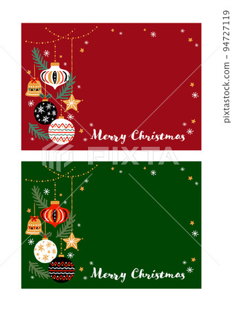 Christmas illustration frame 94727119