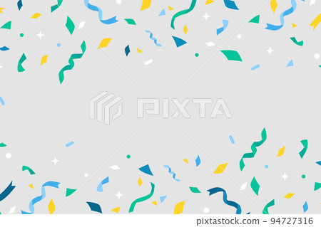 活潑的五彩紙屑矢量素材 94727316