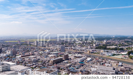 [宮城縣]多賀城市街道鳥瞰圖 94728138