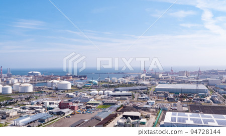 [宮城縣]多賀城市街道鳥瞰圖 94728144