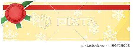 金色聖誕優惠券背景圖（矢量） 94729068