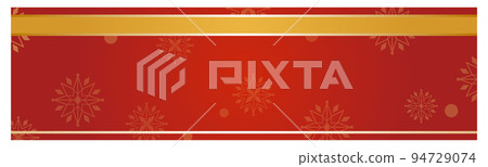 Red Christmas coupon background illustration (vector) Red Christmas coupon background illustration (vector) 94729074