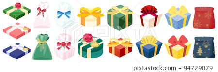 什錦禮物插圖集（矢量） 94729079