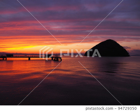 Sunset Beach The sunset seen from Asamushi 94729350