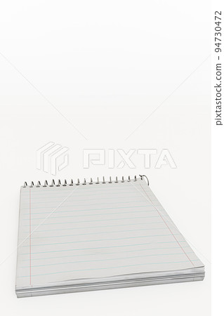 block notes isolated on white 94730472