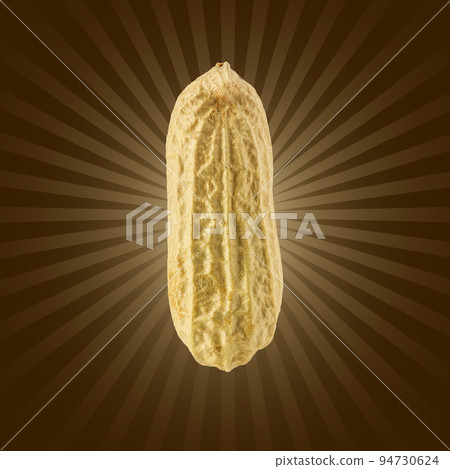 Peanuts on brown gradient background. used for design element, packaging design 94730624