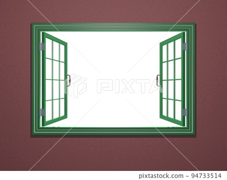 Window, window frame, wall, ventilation,... - Stock Illustration ...