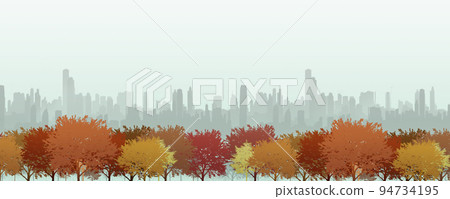 autumn in city park autumn in city park 94734195