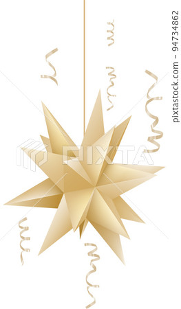 Christmas Tree Gold Star Bauble Ornament 94734862