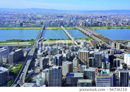 Yodogawa and Juso seen from Umeda Sky Building (Autumn 2022) Yodogawa and Juso seen from Umeda Sky Building (Autumn 2022) 94736159