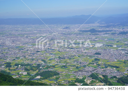 Great panorama from the summit of Mt. Katsuragi, Yamato Sanzan Great panorama from the summit of Mt. Katsuragi, Yamato Sanzan 94736438