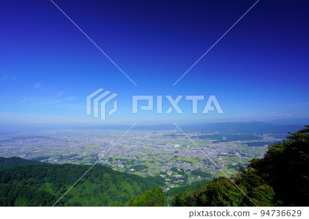 A large panorama overlooking the Nara Basin from Mt. Katsuragi A large panorama overlooking the Nara Basin from Mt. Katsuragi 94736629