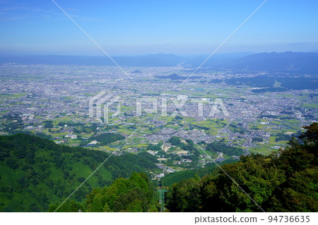 A large panorama overlooking the Nara Basin from Mt. Katsuragi 94736635