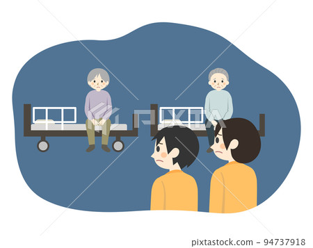 Nursing staff Night shift Insomniac elderly Possibility of falling 94737918