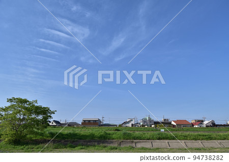 Tamagawa riverbed and embankment, Ogata, Komae city Tamagawa riverbed and embankment, Ogata, Komae city 94738282