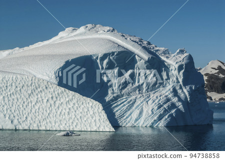 Floating ice, near the Antarctic Peninsula. Floating ice, near the Antarctic Peninsula. 94738858