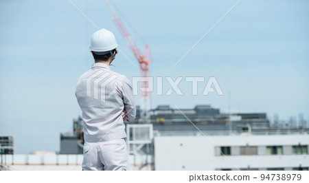 young male site supervisor young male site supervisor 94738979