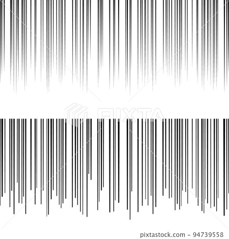 Background material set of speed lines and effect lines that can be used in scenes of shock and depression 94739558