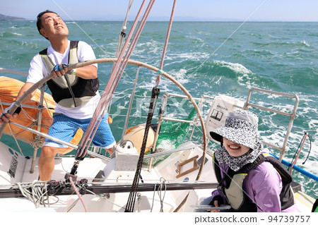 Sailing from Nushima (Awaji Island, Hyogo Prefecture) 94739757