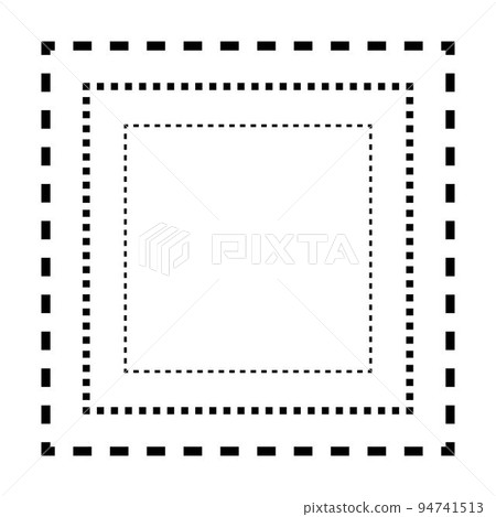 Tracing square shape lines element for preschool, kindergarten and Montessori kids prewriting and drawing activities in vector illustration Tracing square shape lines element for preschool, kindergarten and Montessori kids prewriting and drawing activities in vector illustration 94741513
