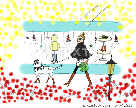 白虎和巴黎櫥窗購物 [秋冬] 94741535