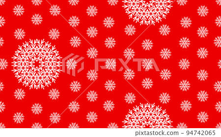 Christmas snowflake seamless pattern for winter holiday ornament Christmas snowflake seamless pattern for winter holiday ornament 94742065