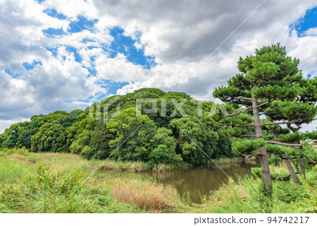 [World Heritage] Ichinoyama Kofun (Ichinoyama Kofun) Mausoleum of Nagano North Mausoleum Mausoleum of the 19th Emperor Inkyo 94742217