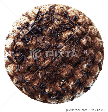 Delicious chocolate cake with cream Delicious chocolate cake with cream 94742353