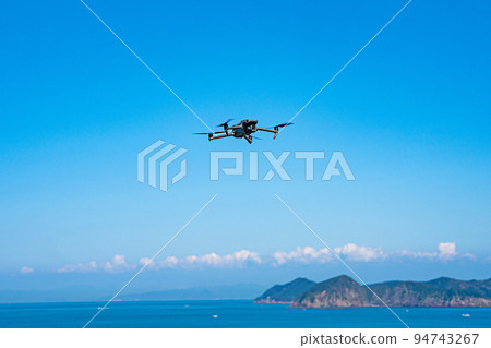 Drone and blue sky 94743267