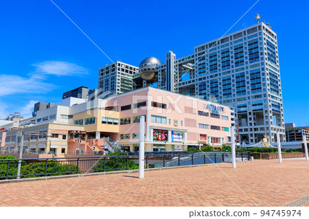 Urban scenery of Daiba, Minato-ku, Tokyo Aqua City Odaiba and Fuji TV Urban scenery of Daiba, Minato-ku, Tokyo Aqua City Odaiba and Fuji TV 94745974