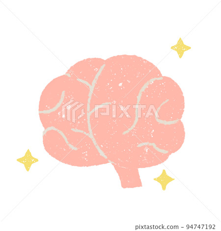 手繪健康大腦插畫 94747192