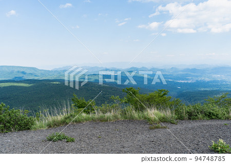 長野縣輕井澤町高淺間山頂風景 94748785