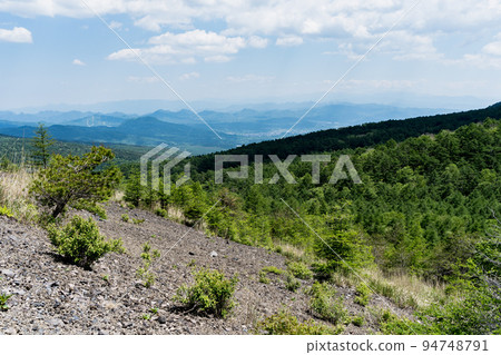 長野縣輕井澤町高仙間山步道風景 長野縣輕井澤町高仙間山步道風景 94748791