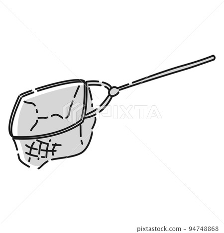 瓢網的插圖(黑色和白色) 瓢網的插圖(黑色和白色) 94748868