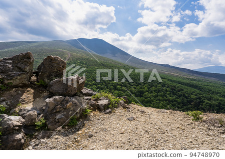 Mt. Kosengen Viewed from the summit of Mt. Asama Mountaintop view Karuizawa Town, Nagano Prefecture 94748970