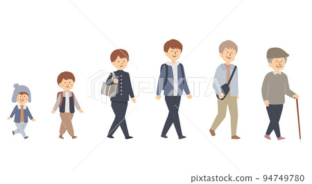 Illustration of a passerby Male 94749780